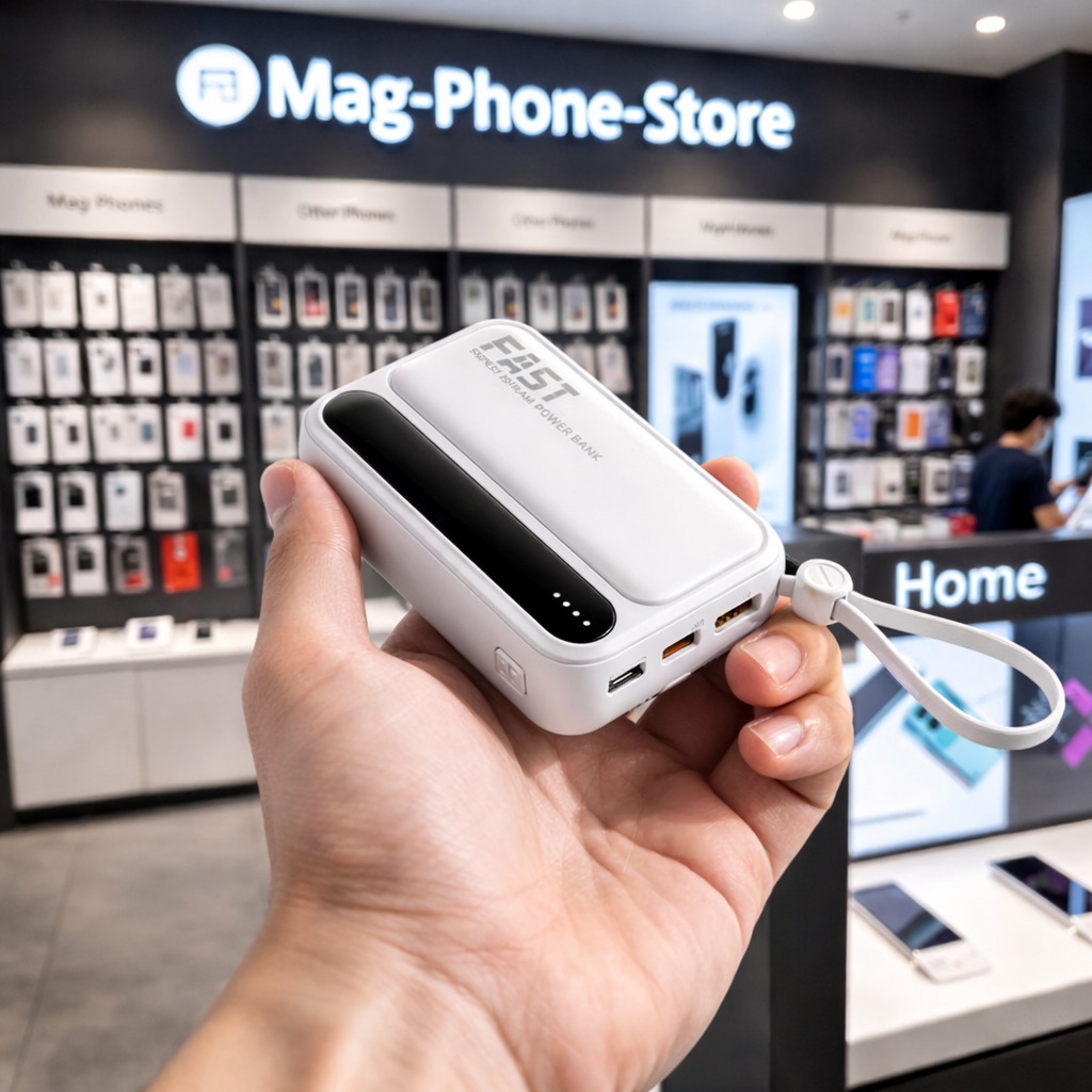 Batterie 4 câbles intégrés , 50000mAh