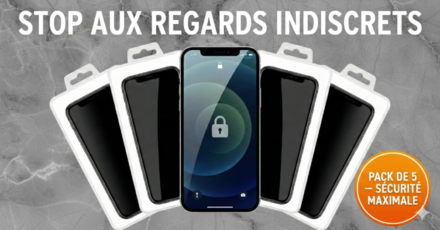 Protection d'écrans anti espions Pour iPhone